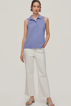 Polo Liso Sin Mangas^Pedro del Hierro New