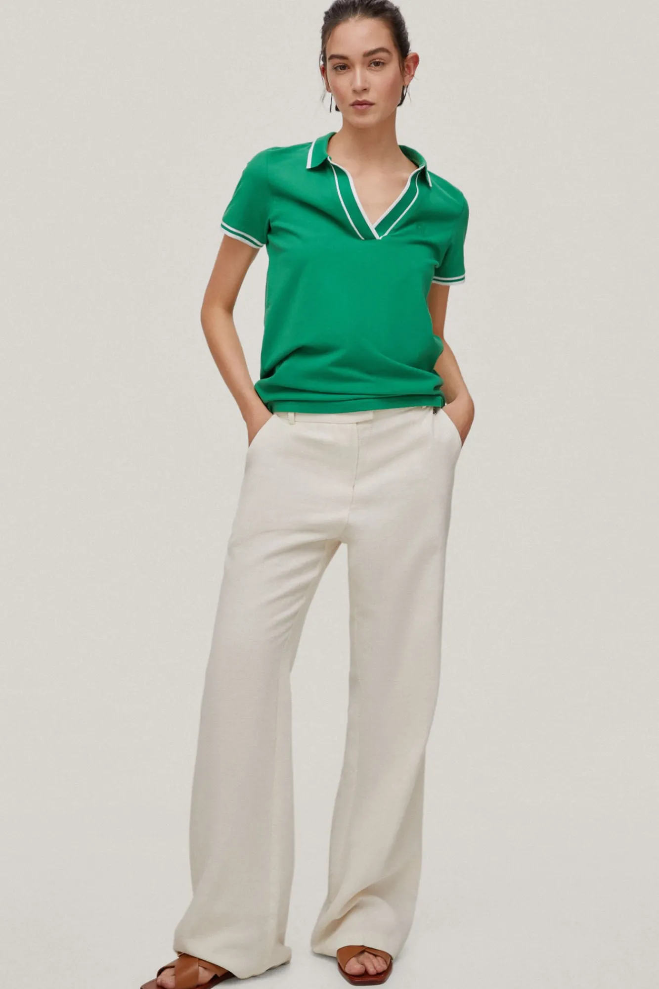 Polo Manga Corta Escote Desmentido^Pedro del Hierro Store