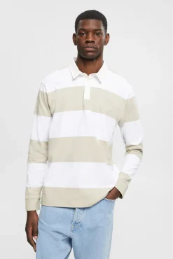 Polo Manga Larga Color Block^Esprit Clearance