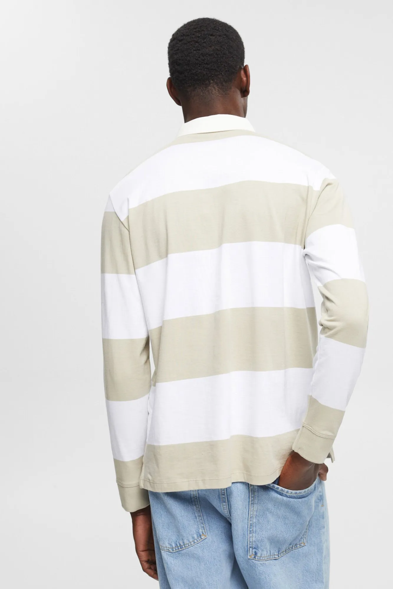 Polo Manga Larga Color Block^Esprit Clearance