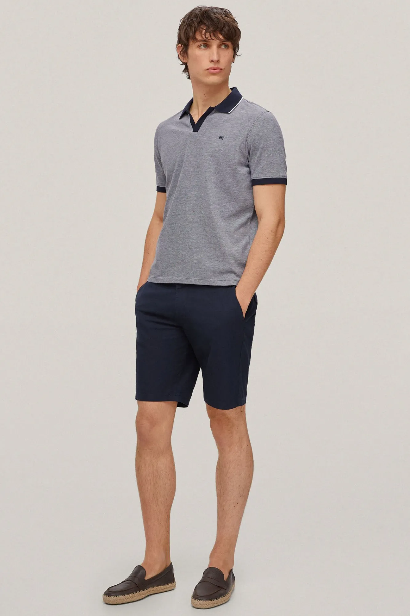 Polo Oxford Cuello Abierto^Pedro del Hierro New