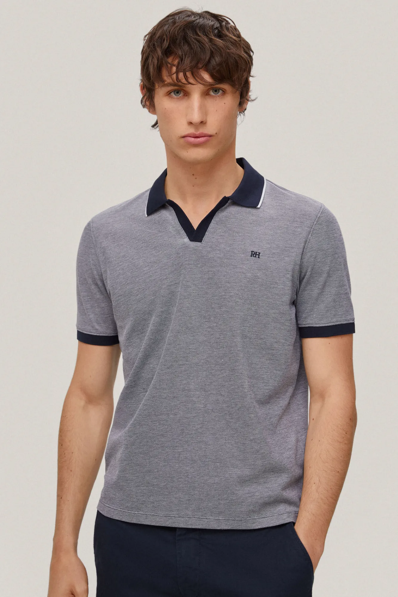Polo Oxford Cuello Abierto^Pedro del Hierro New