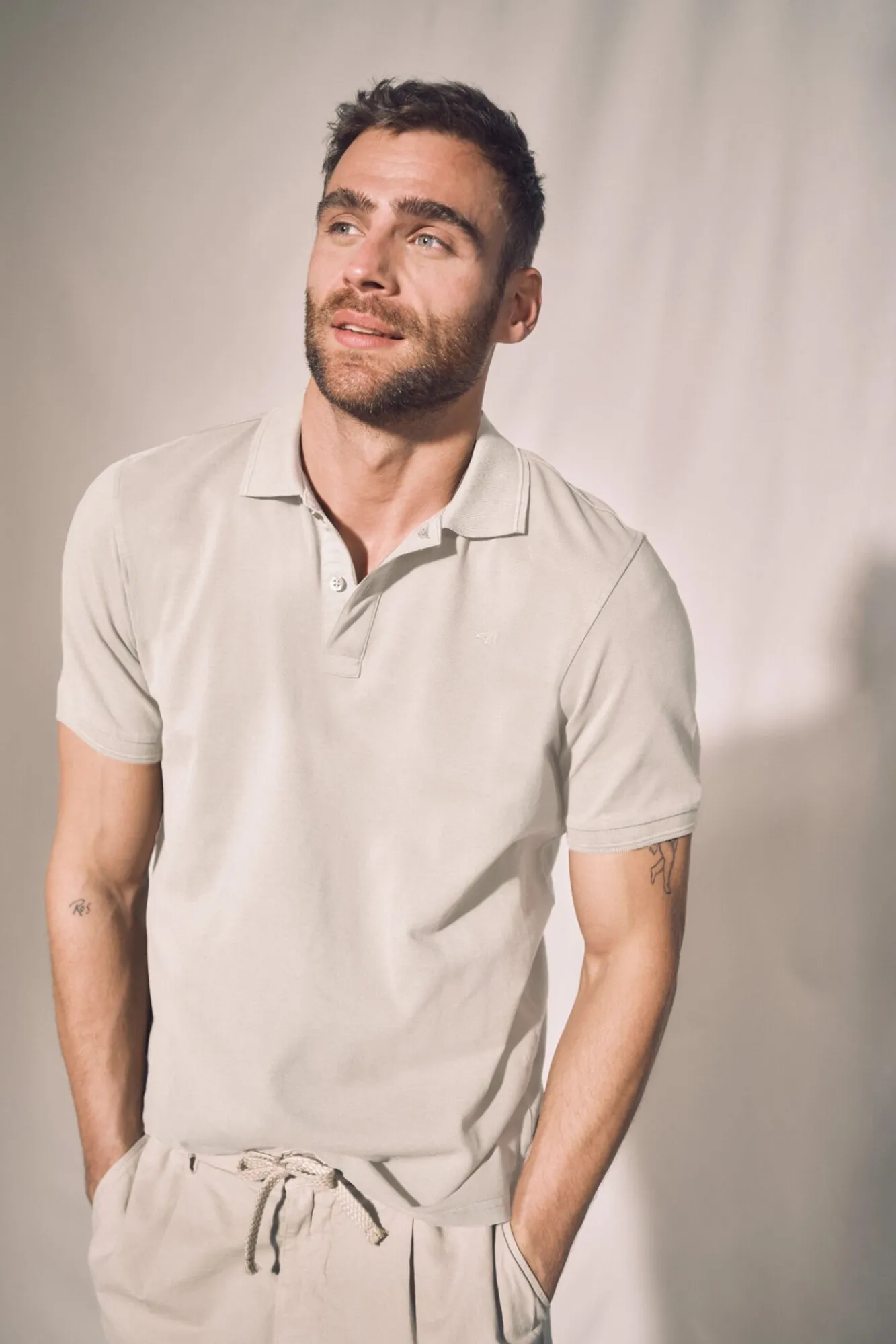 Polo Pique Lavado Bordado Avion^Ooto Cheap