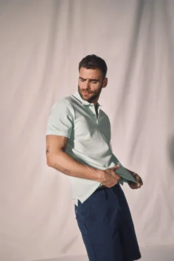 Polo Pique Lavado Bordado Avion^Ooto Cheap
