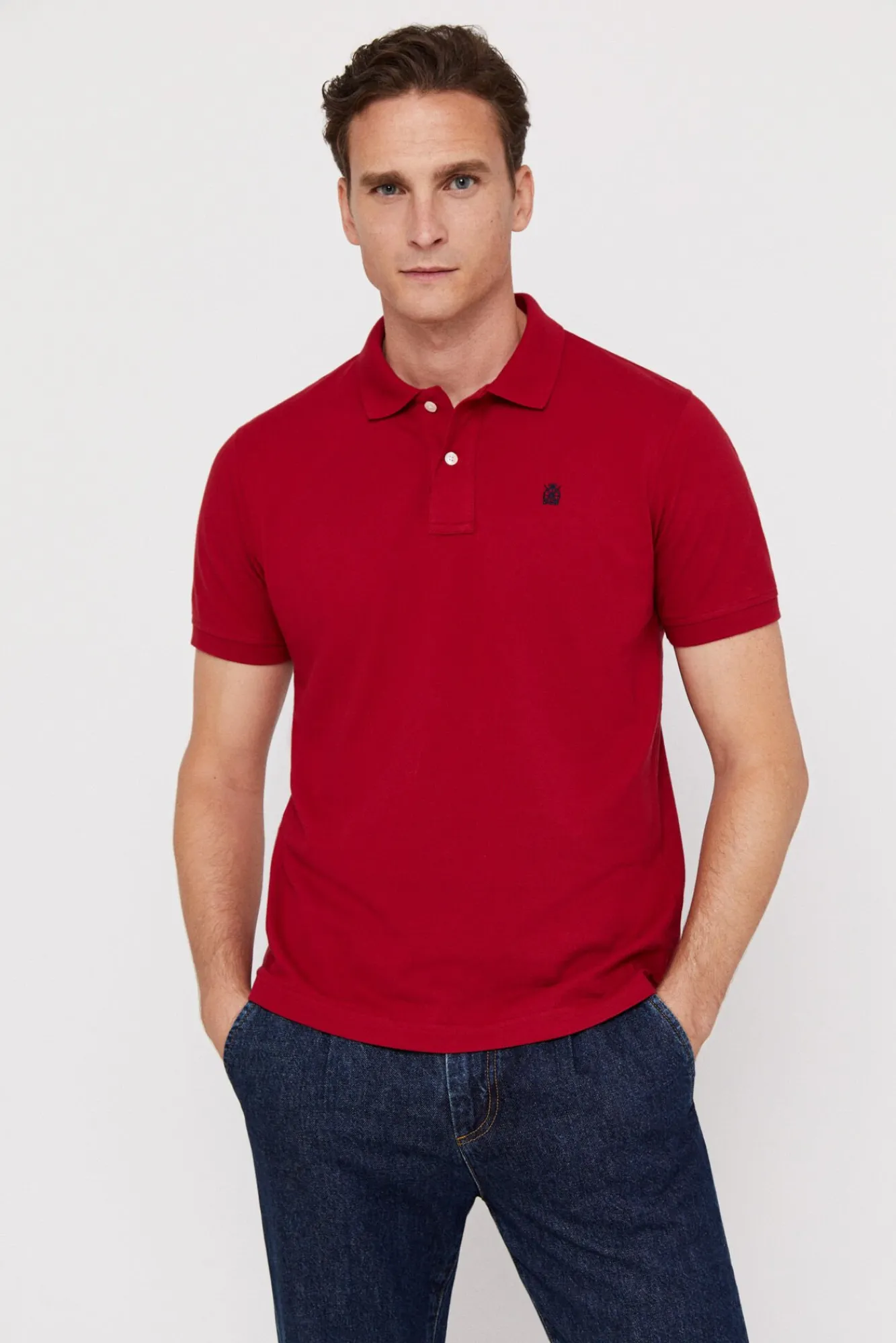 Polo Pique Logo^Cortefiel Cheap
