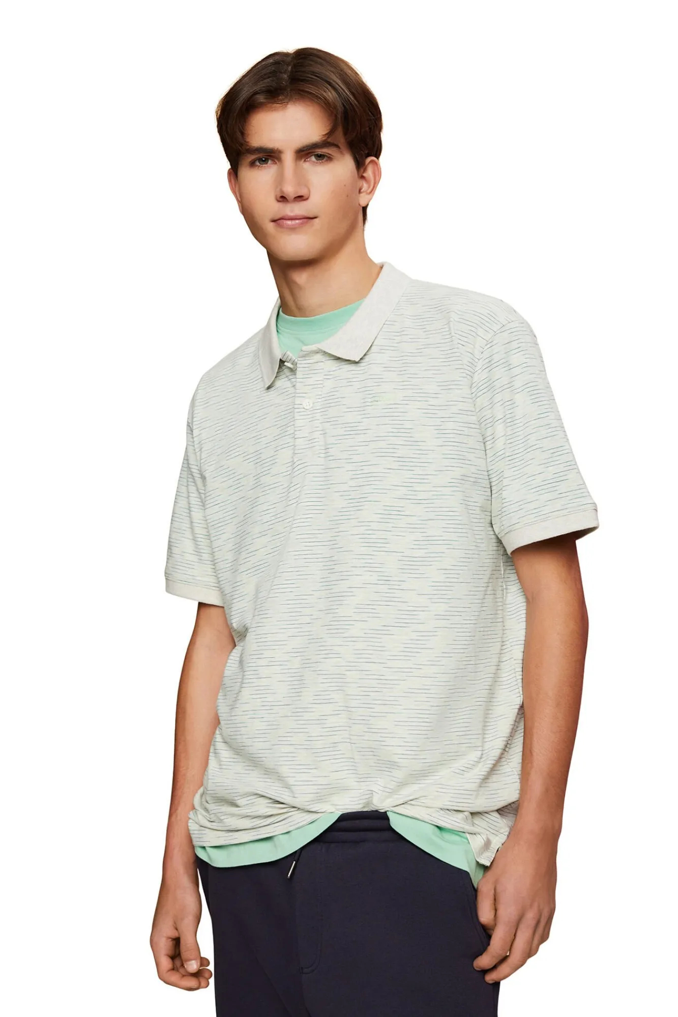 Polo Rayas Regular Fit Con Viscosa^Esprit Best Sale