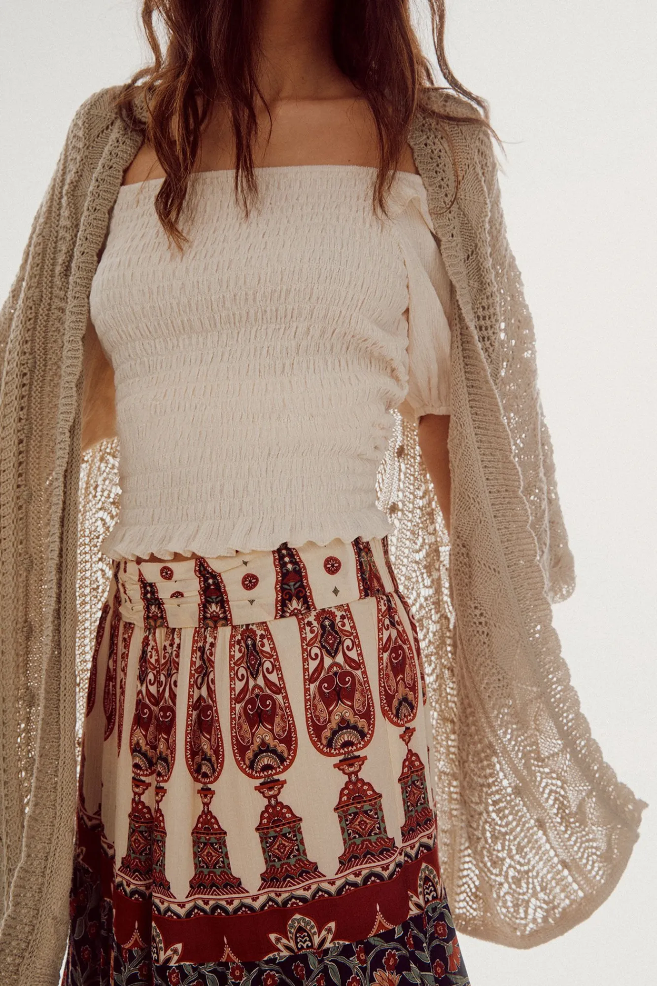 Poncho Punto Calado^Slowlove Cheap