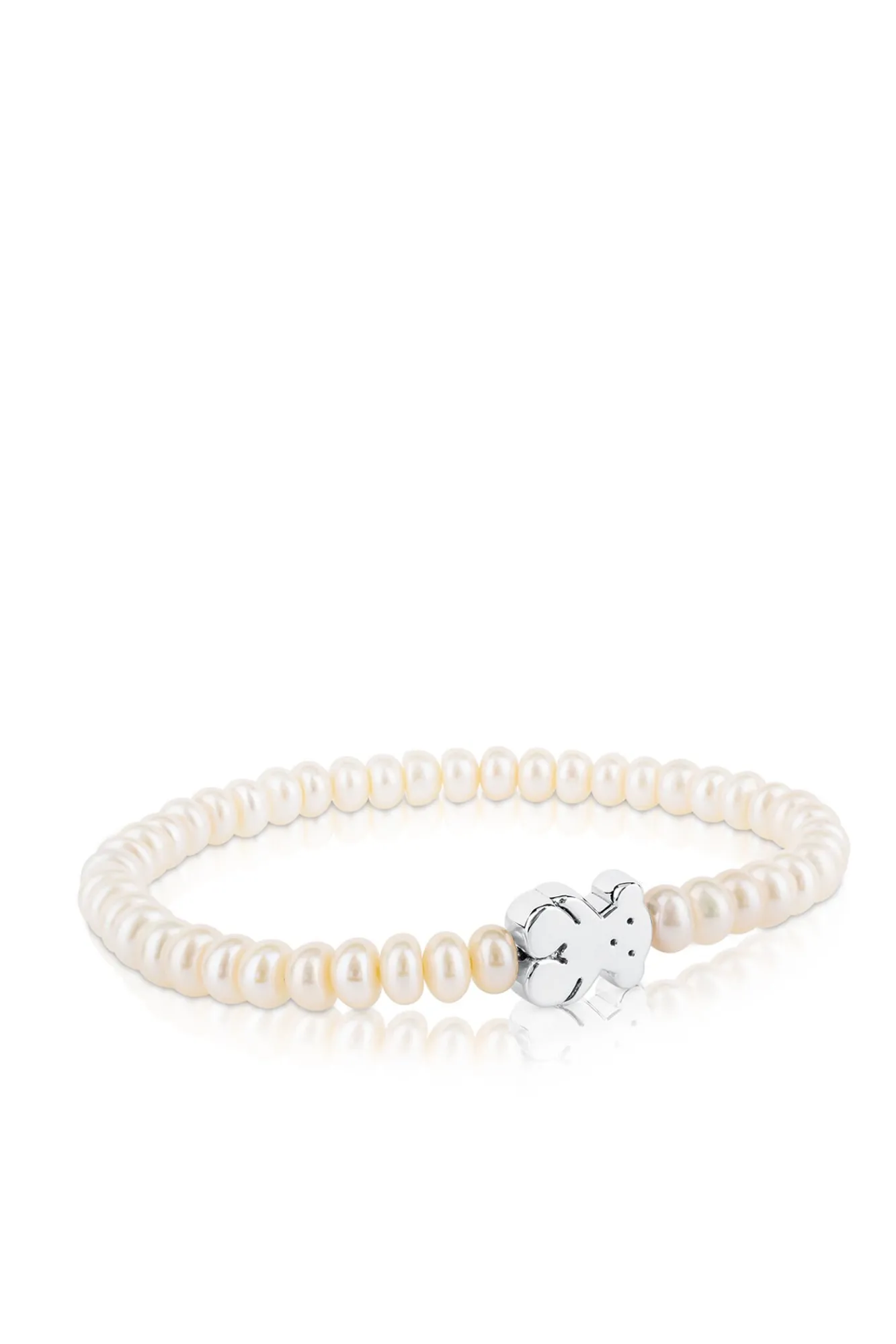 Pulsera Perlas Y Oso De Plata^Tous Flash Sale