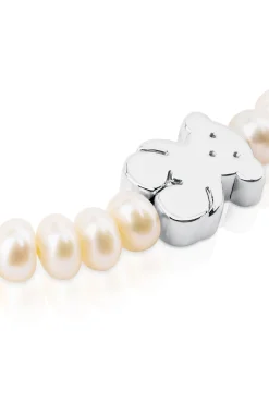 Pulsera Perlas Y Oso De Plata^Tous Flash Sale