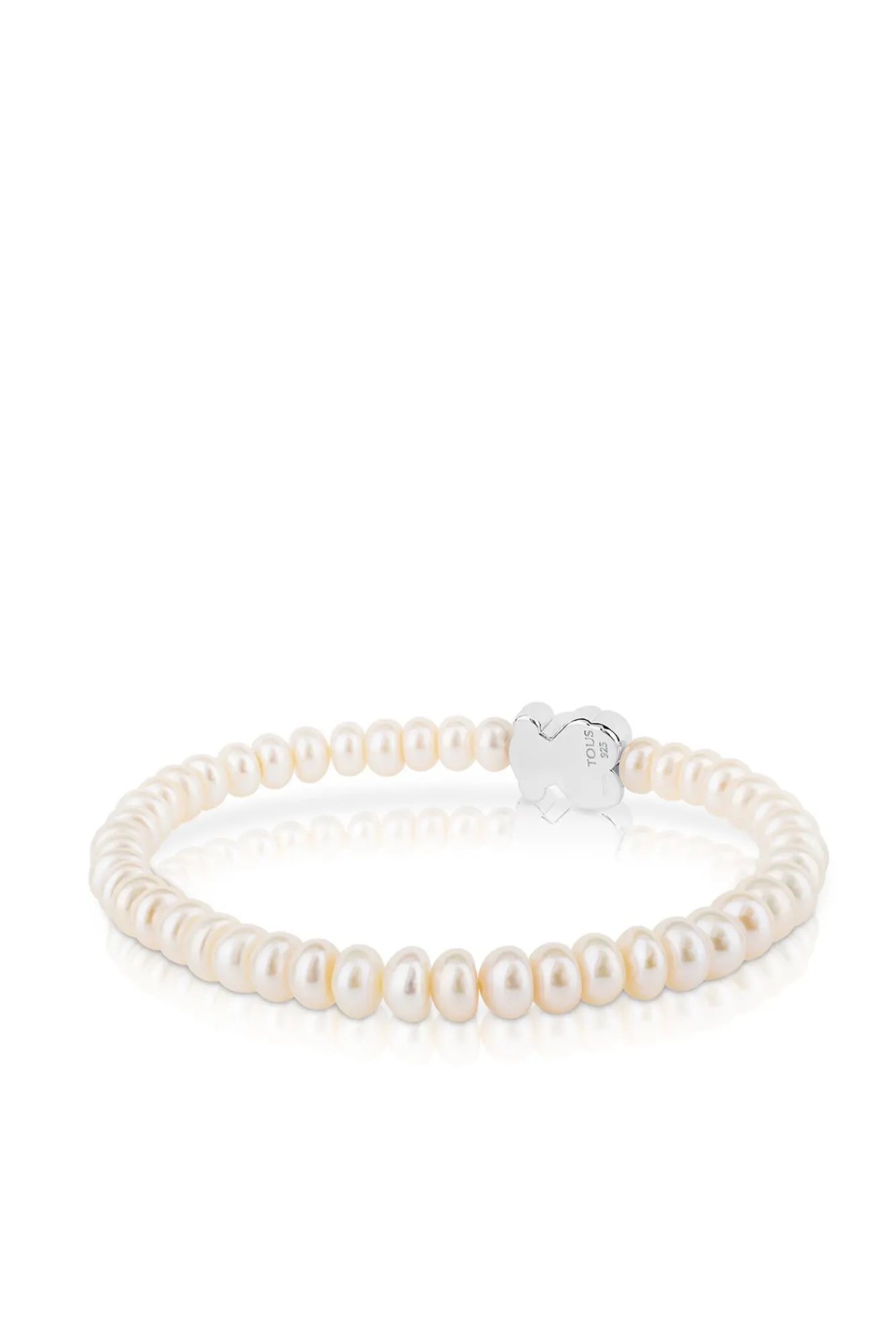 Pulsera Perlas Y Oso De Plata^Tous Flash Sale