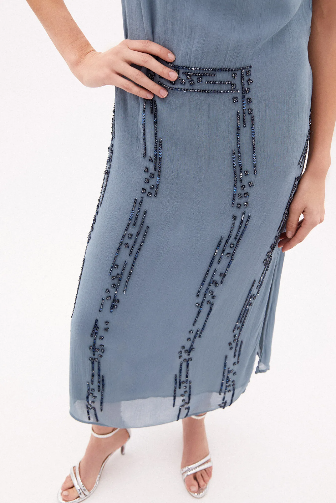 Rita Vestido Midi Bordado^Hoss Intropia Store