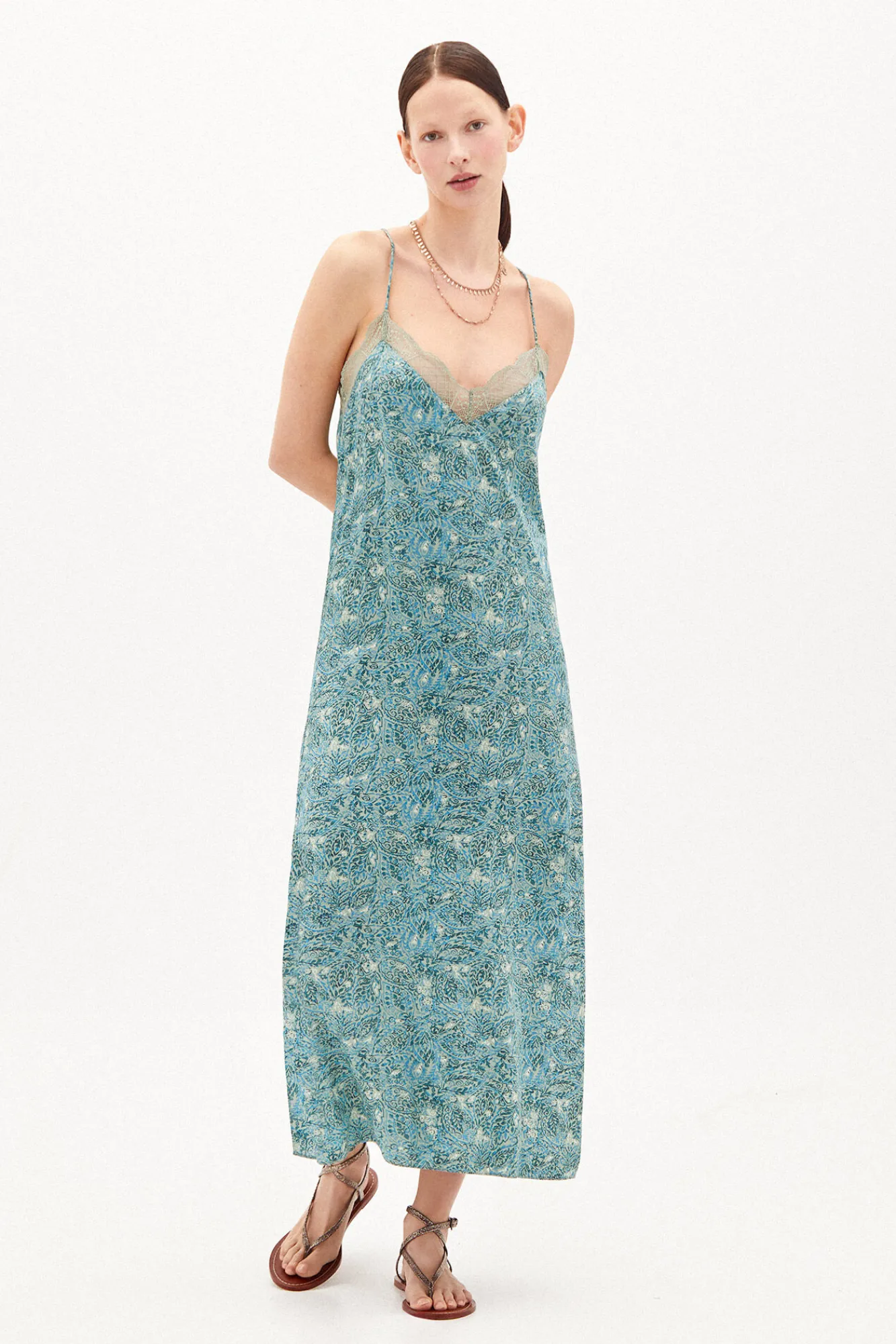 Runa Vestido Lencero Estampado^Hoss Intropia Cheap