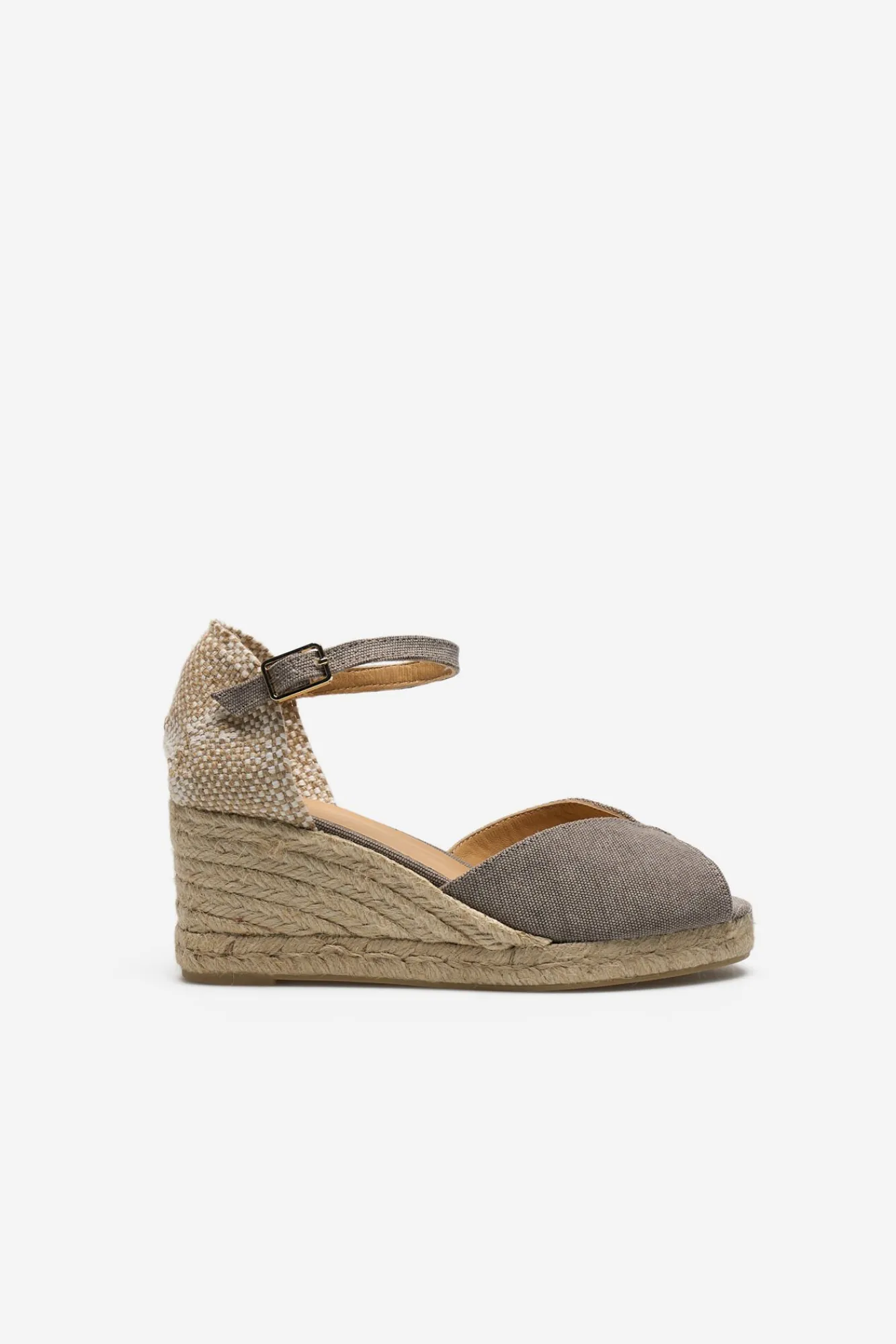 Sandalia Con Cuna Bianca Lona^Castaner Discount