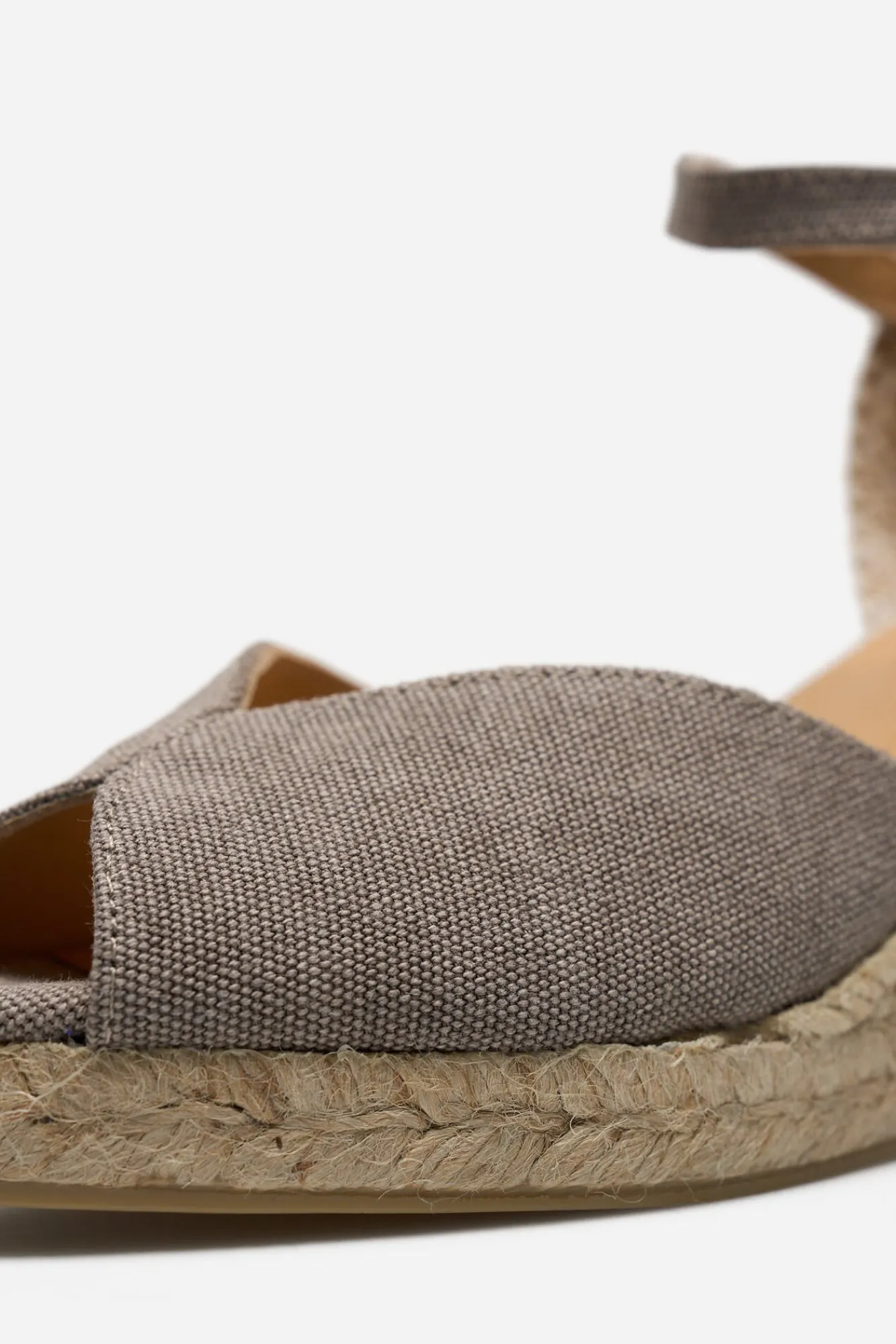 Sandalia Con Cuna Bianca Lona^Castaner Discount