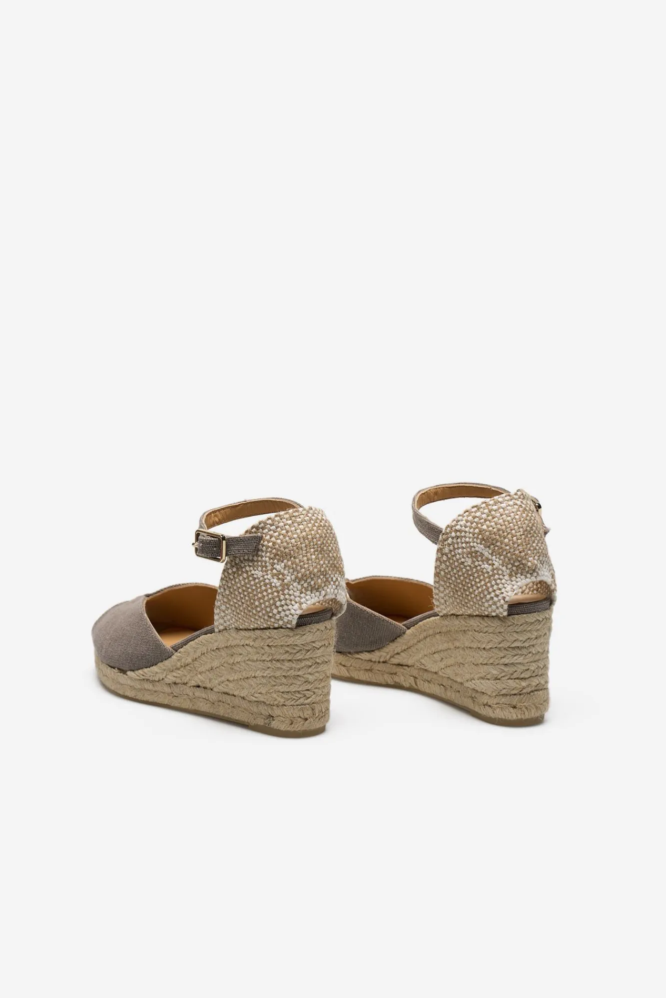 Sandalia Con Cuna Bianca Lona^Castaner Discount
