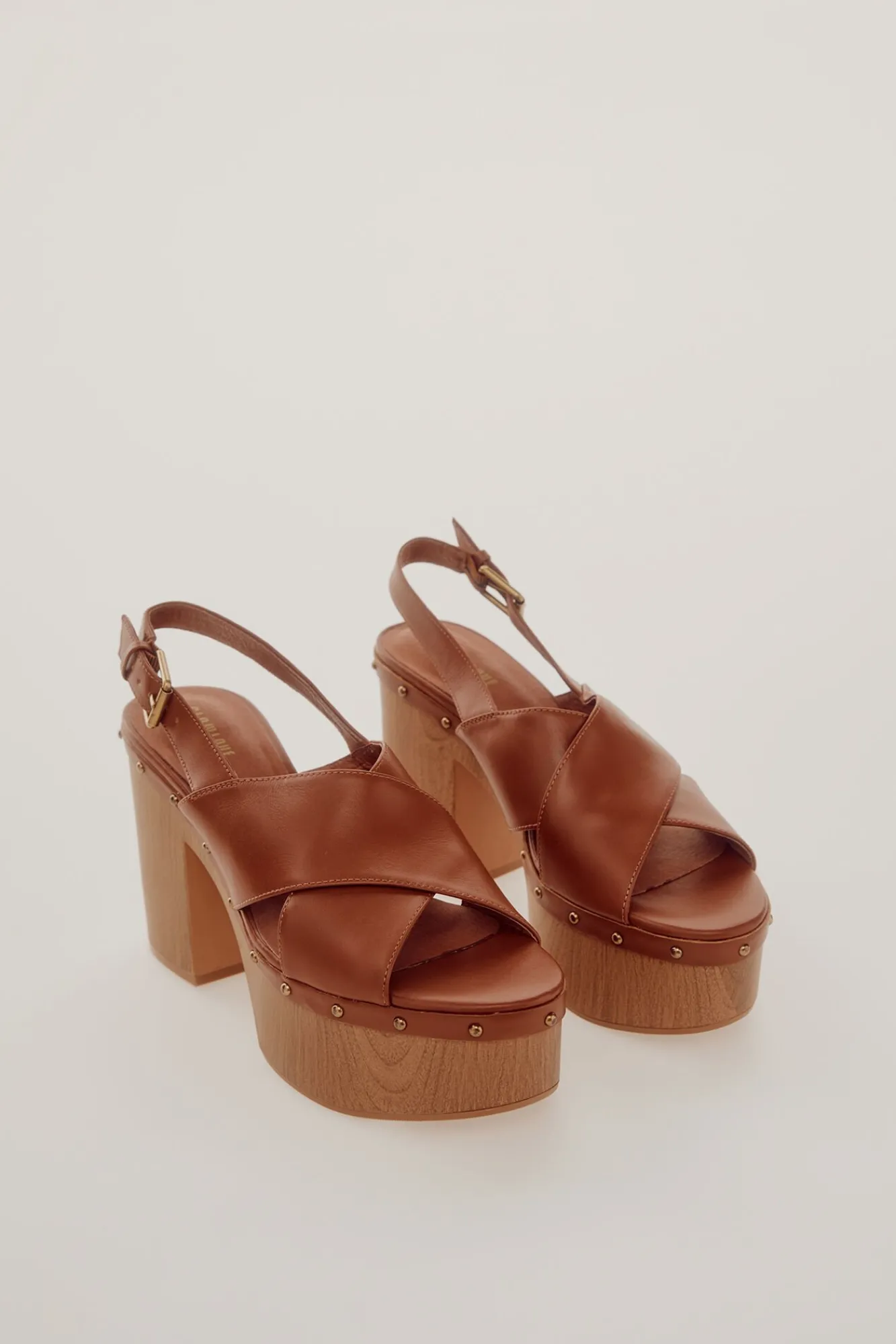Sandalia Plataforma Estilo Madera^Slowlove Outlet