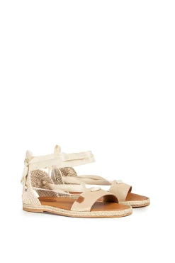 Sandalias Clara Laz Boreal Arena^Popa Cheap