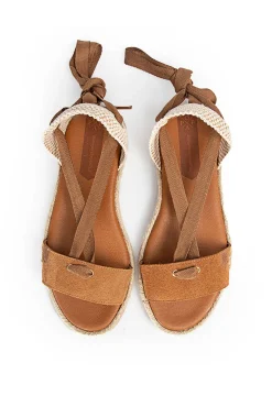 Sandalias Clara Laz Serraje Cuero^Popa Store