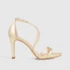 Sandalias En Piel Con Destellos Oro^Lodi Best Sale