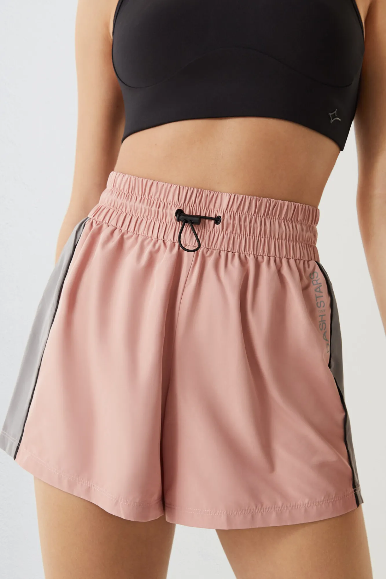 Short Color Block^Dash and Stars Online
