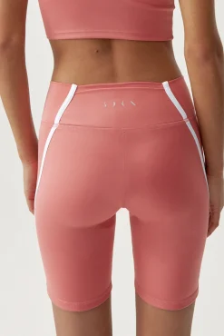 Short Daira Pink Peach/White^Born Living Yoga Hot