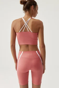 Short Daira Pink Peach/White^Born Living Yoga Hot