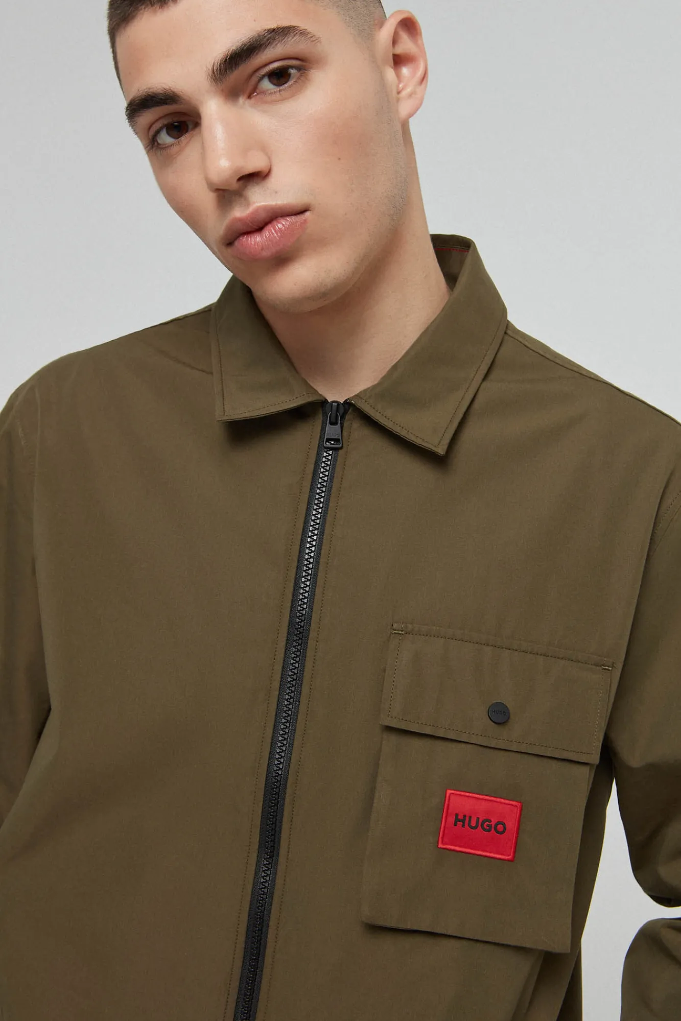 Sobrecamisa Lona^HUGO Shop