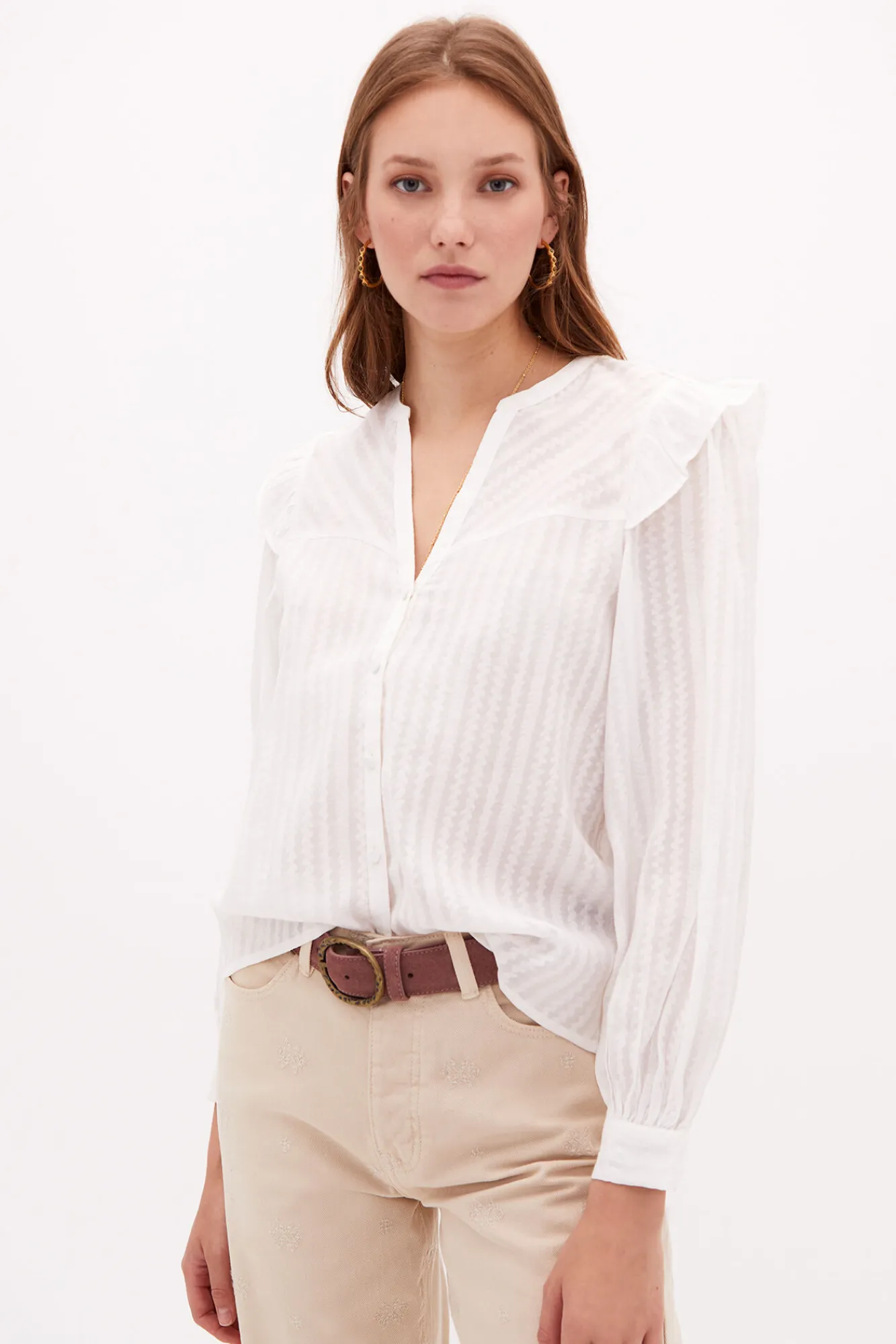 Stella Camisa En Jacquard^Hoss Intropia Sale