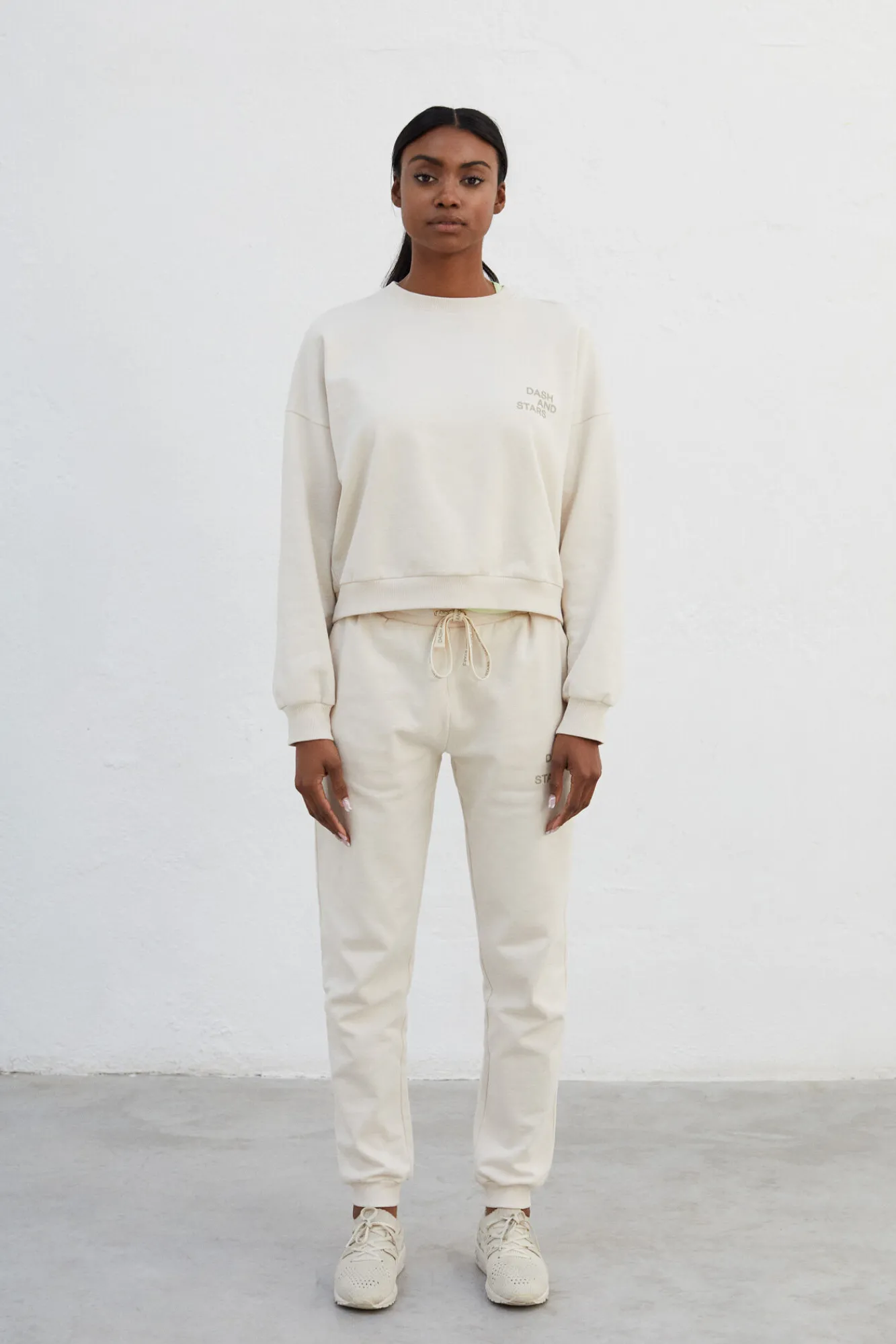 Sudadera 100% Algodon Blanca^Dash and Stars Clearance
