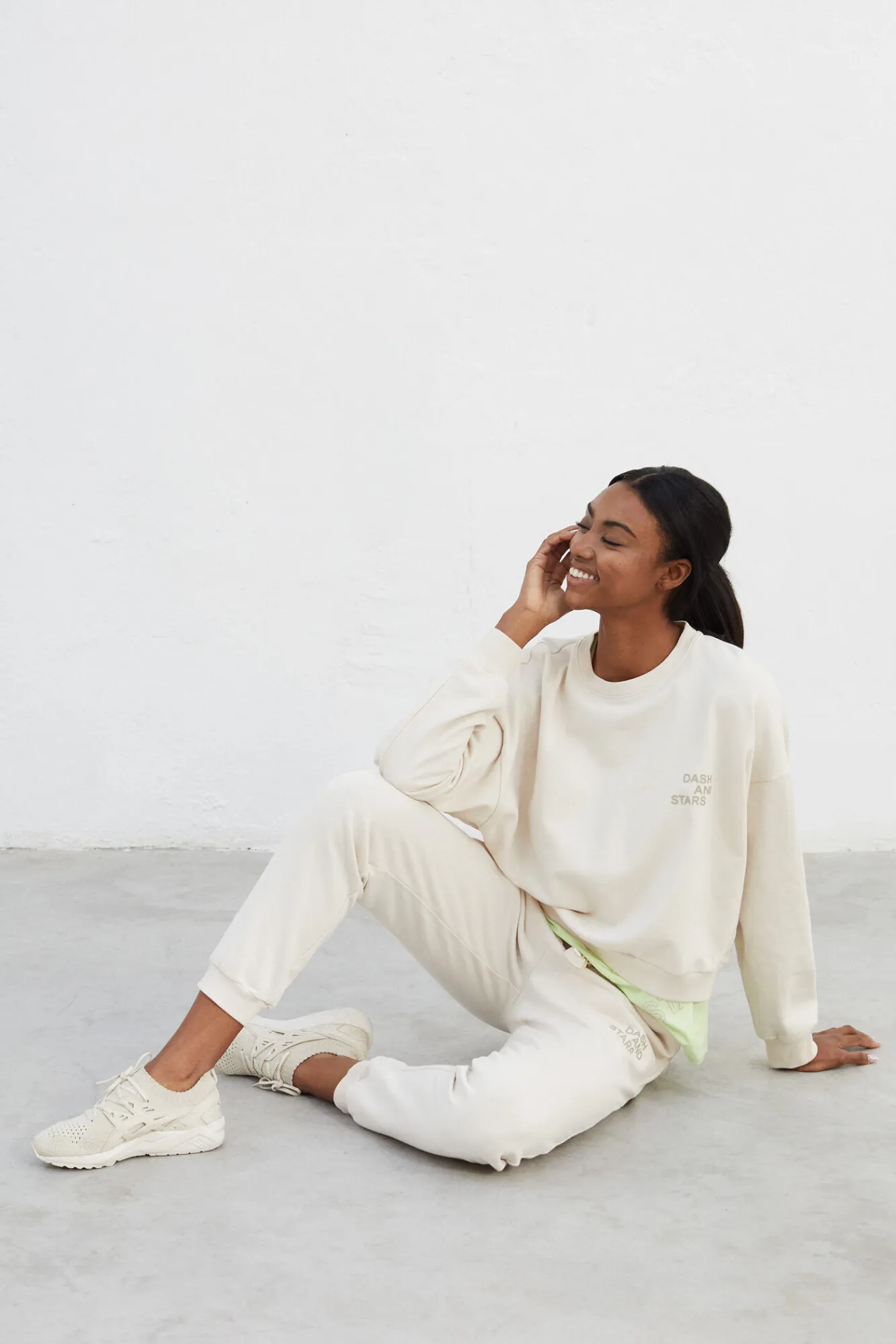 Sudadera 100% Algodon Blanca^Dash and Stars Clearance