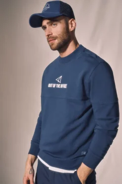 Sudadera Cuello Redondo Con Bordado Delantero^Ooto Online