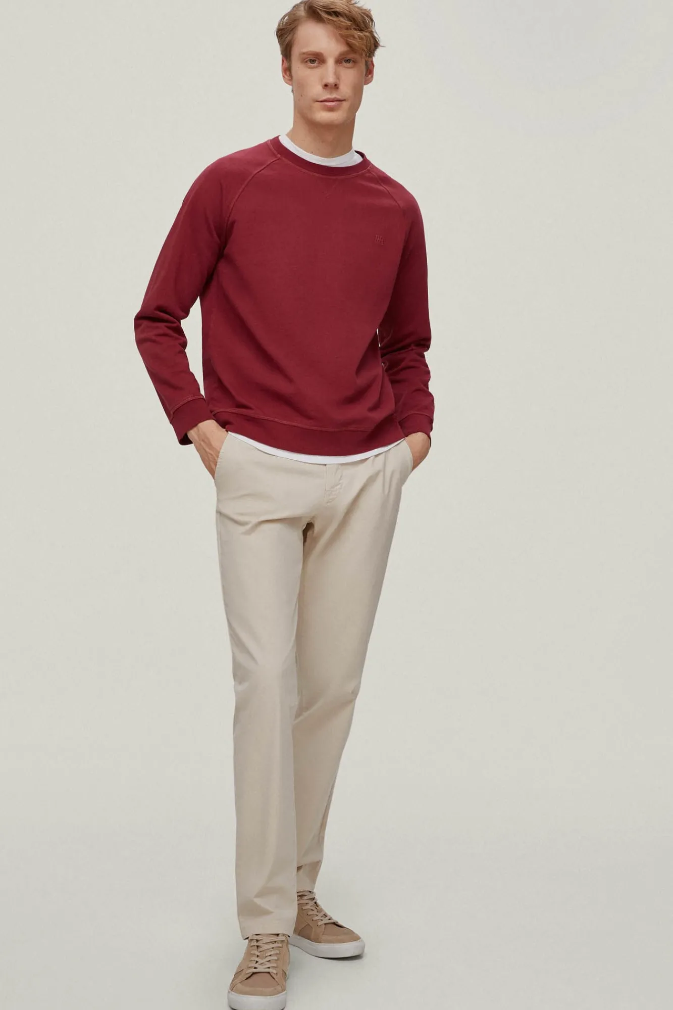 Sudadera Cuello Redondo Lavada^Pedro del Hierro Cheap