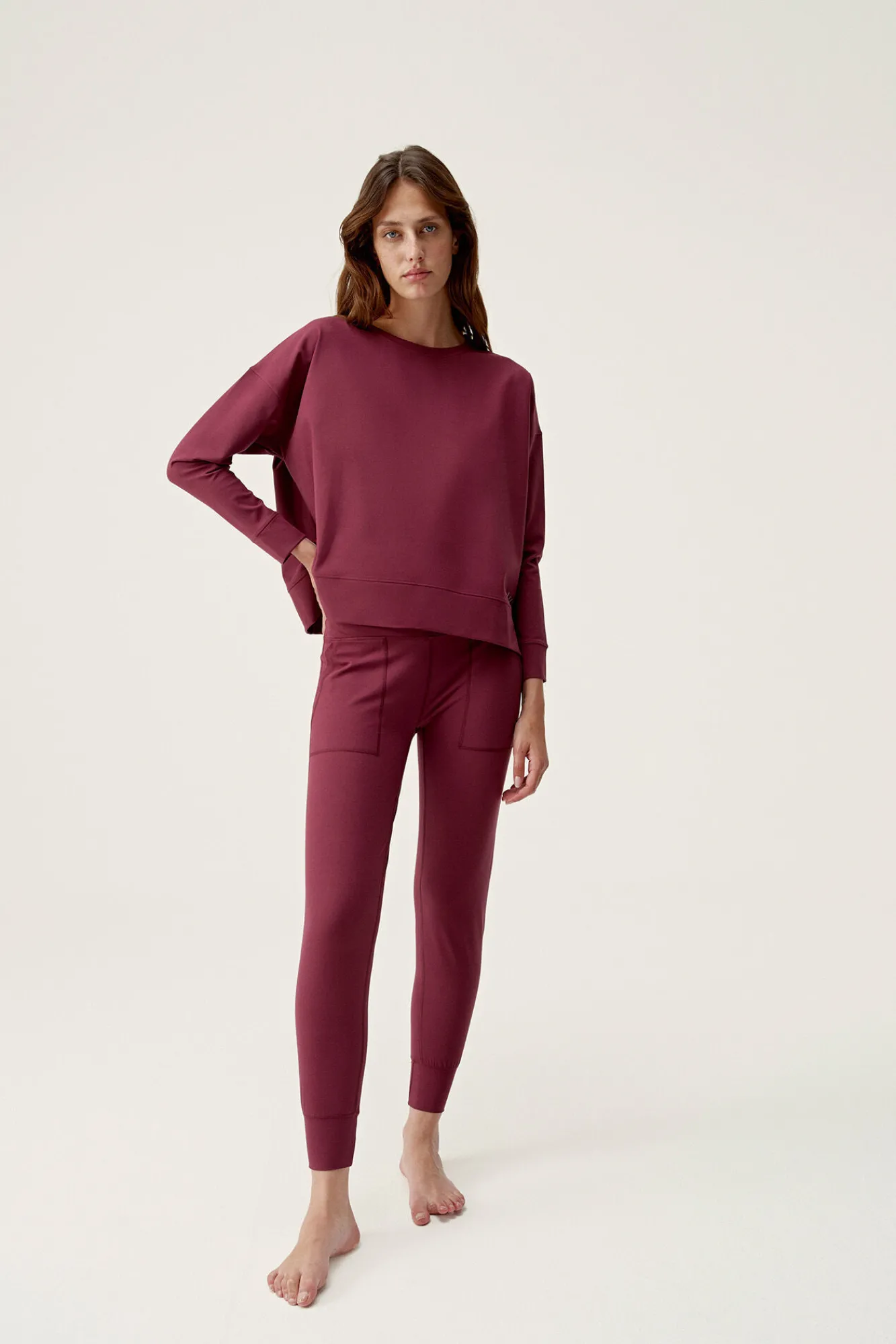 Sudadera Daba Bordeaux^Born Living Yoga Cheap