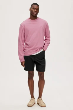 Sudadera De Cuello Redondo De Algodon Organico^Selected Cheap