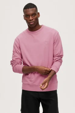 Sudadera De Cuello Redondo De Algodon Organico^Selected Sale