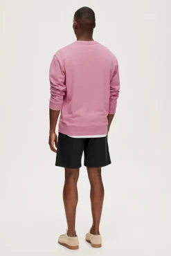 Sudadera De Cuello Redondo De Algodon Organico^Selected Cheap