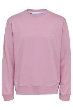 Sudadera De Cuello Redondo De Algodon Organico^Selected Sale