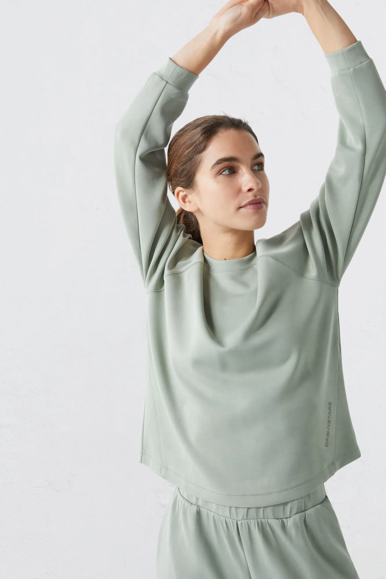 Sudadera Felpa Soft Verde^Dash and Stars Discount