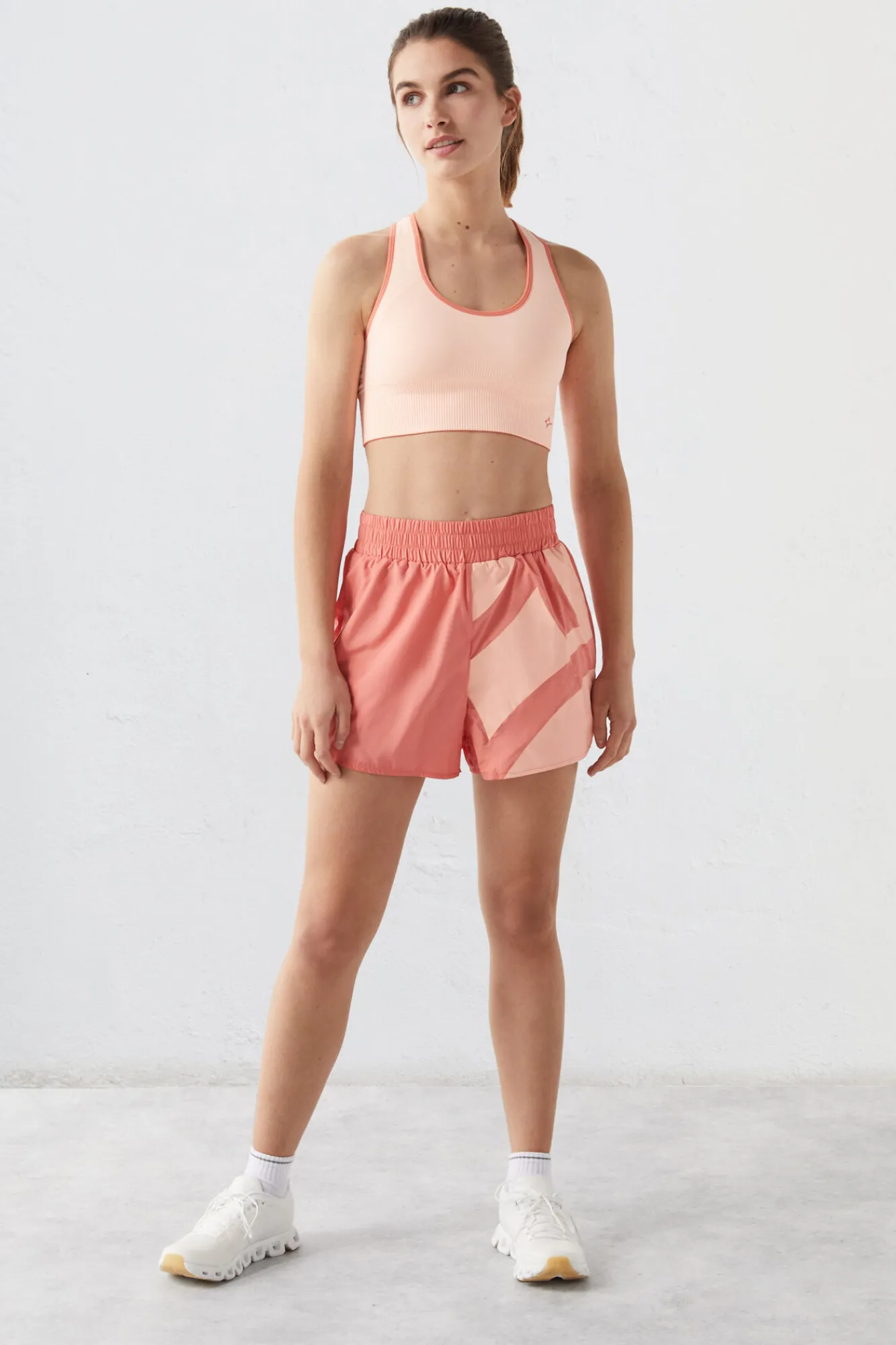 Sujetador Deportivo Reversible Naranja^Dash and Stars Hot