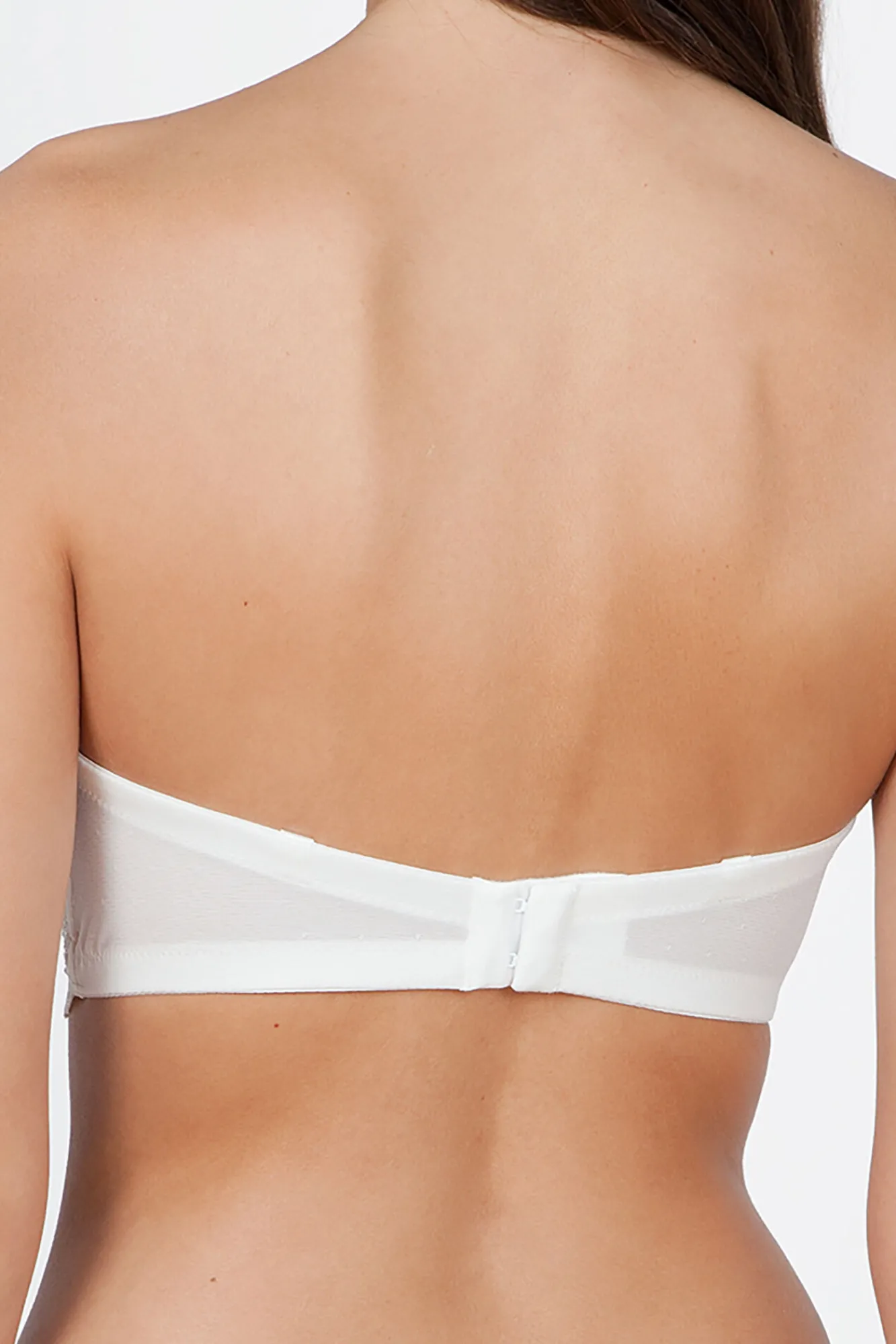Sujetador Sin Tirantes Con Doble Push Up En Blanco^Ivette Bridal Outlet