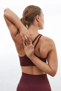 Sujetador Top Deportivo Granate Seamless Comfort^Dash and Stars Fashion