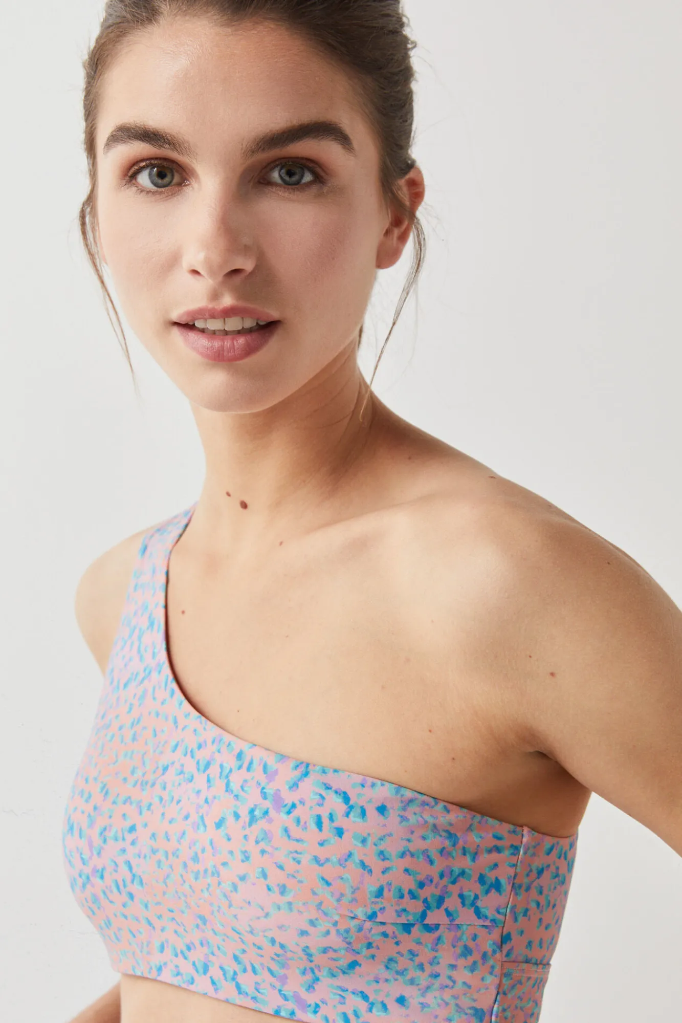 Top Bikini Asimetrico Estampado Quick Dry^Dash and Stars Fashion