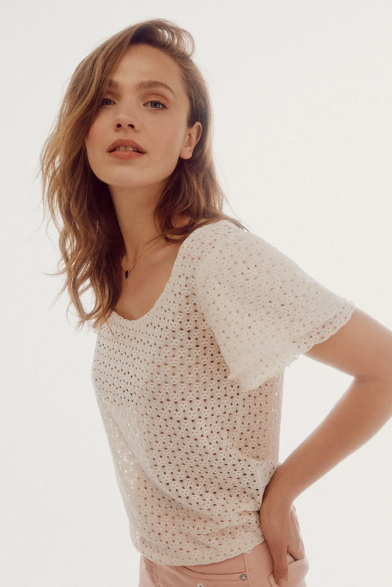 Top Con Volantes^Slowlove Cheap