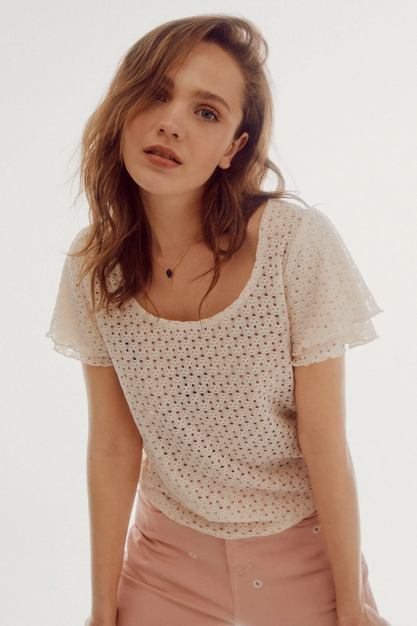 Top Con Volantes^Slowlove Cheap