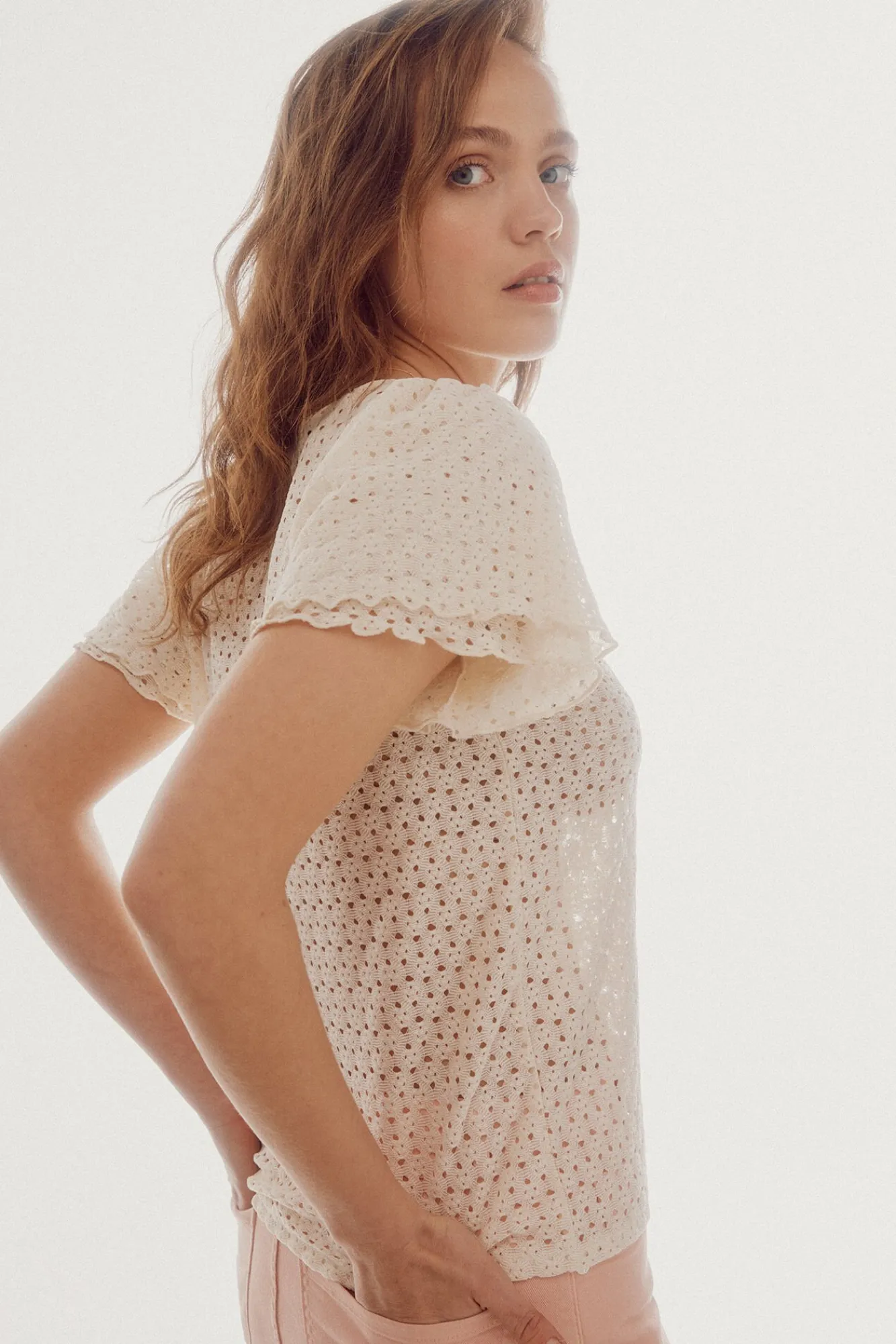 Top Con Volantes^Slowlove Cheap