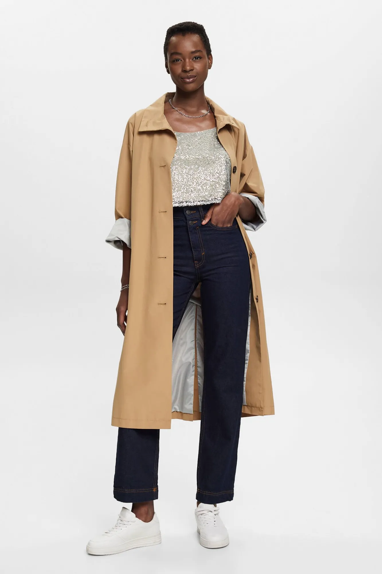 Top Corto Lentejuelas Tirantes^Esprit Best Sale