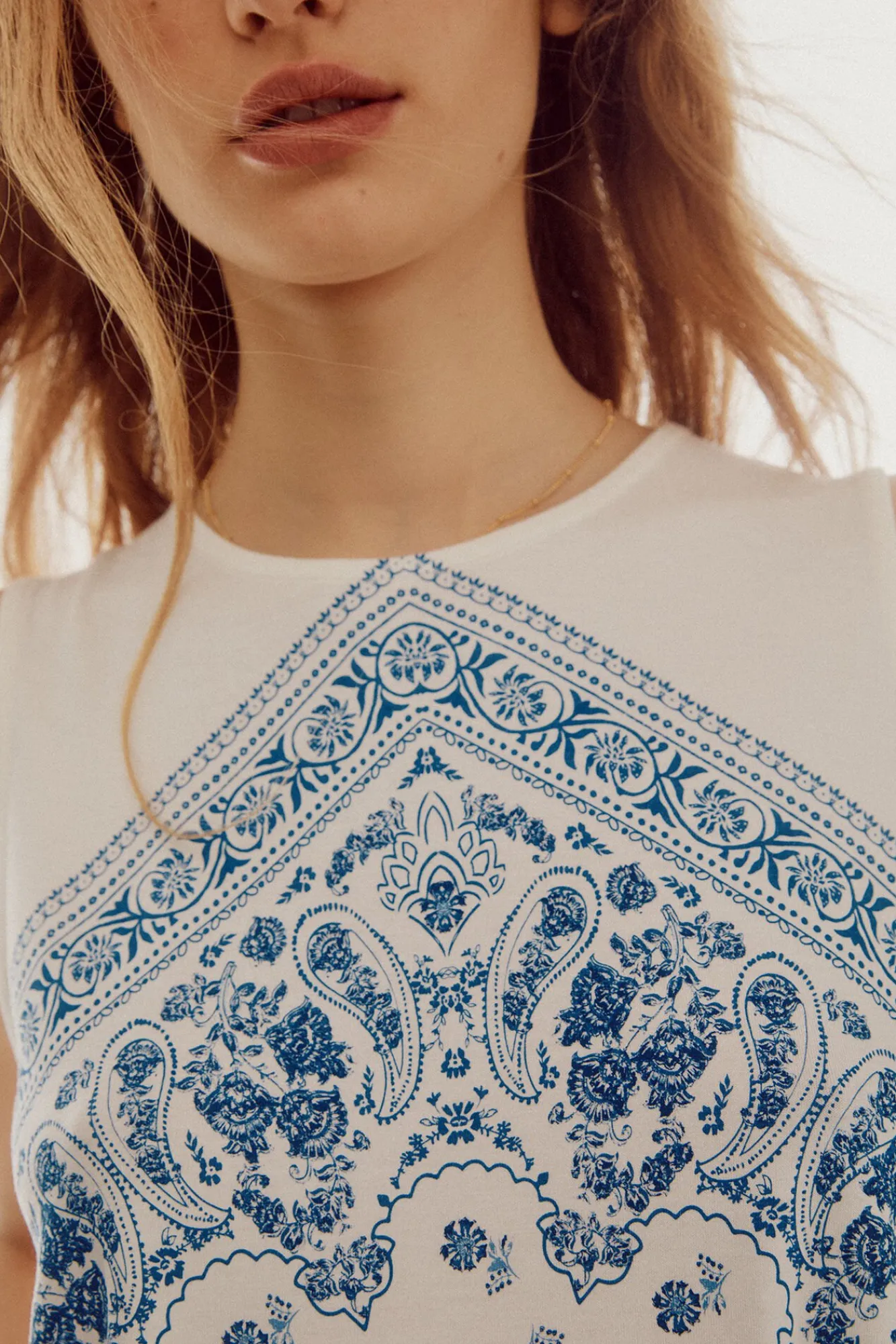 Top Fluido Con Print^Slowlove Best Sale