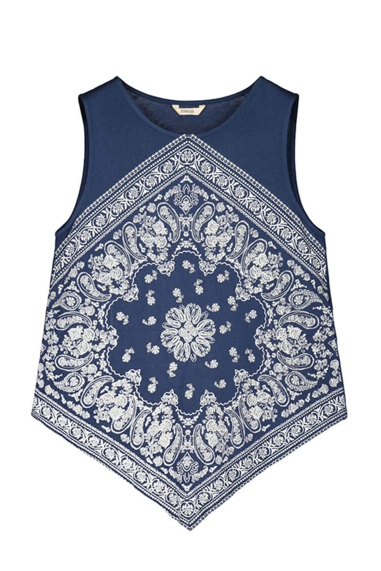 Top Fluido Con Print^Slowlove Cheap