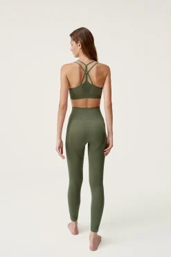 Top Hatha Dark Olive^Born Living Yoga Outlet