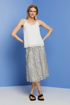 Top Lencero Encaje Viscosa^Esprit Clearance